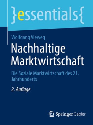 cover image of Nachhaltige Marktwirtschaft